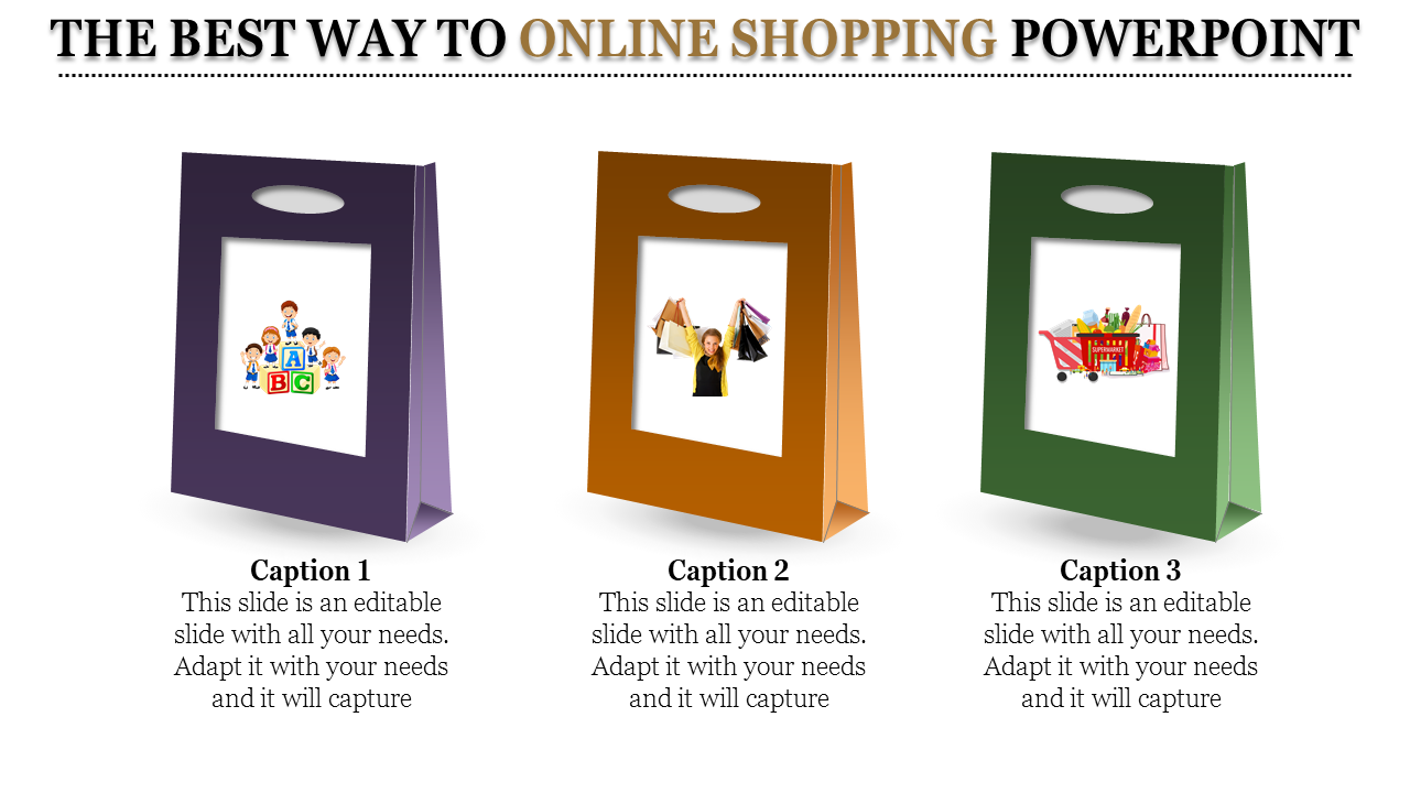 online shopping powerpoint-THE BEST WAY TO ONLINE SHOPPING POWERPOINT